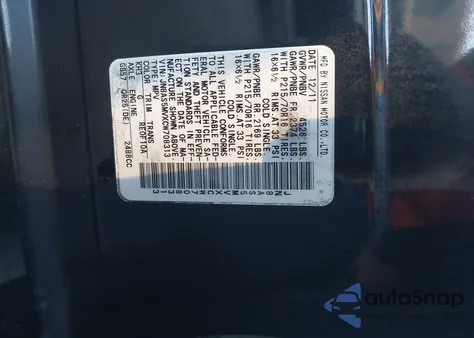 2012 Nissan Rogue S из США, поврежденный, VIN JN8AS5MVXCW708313